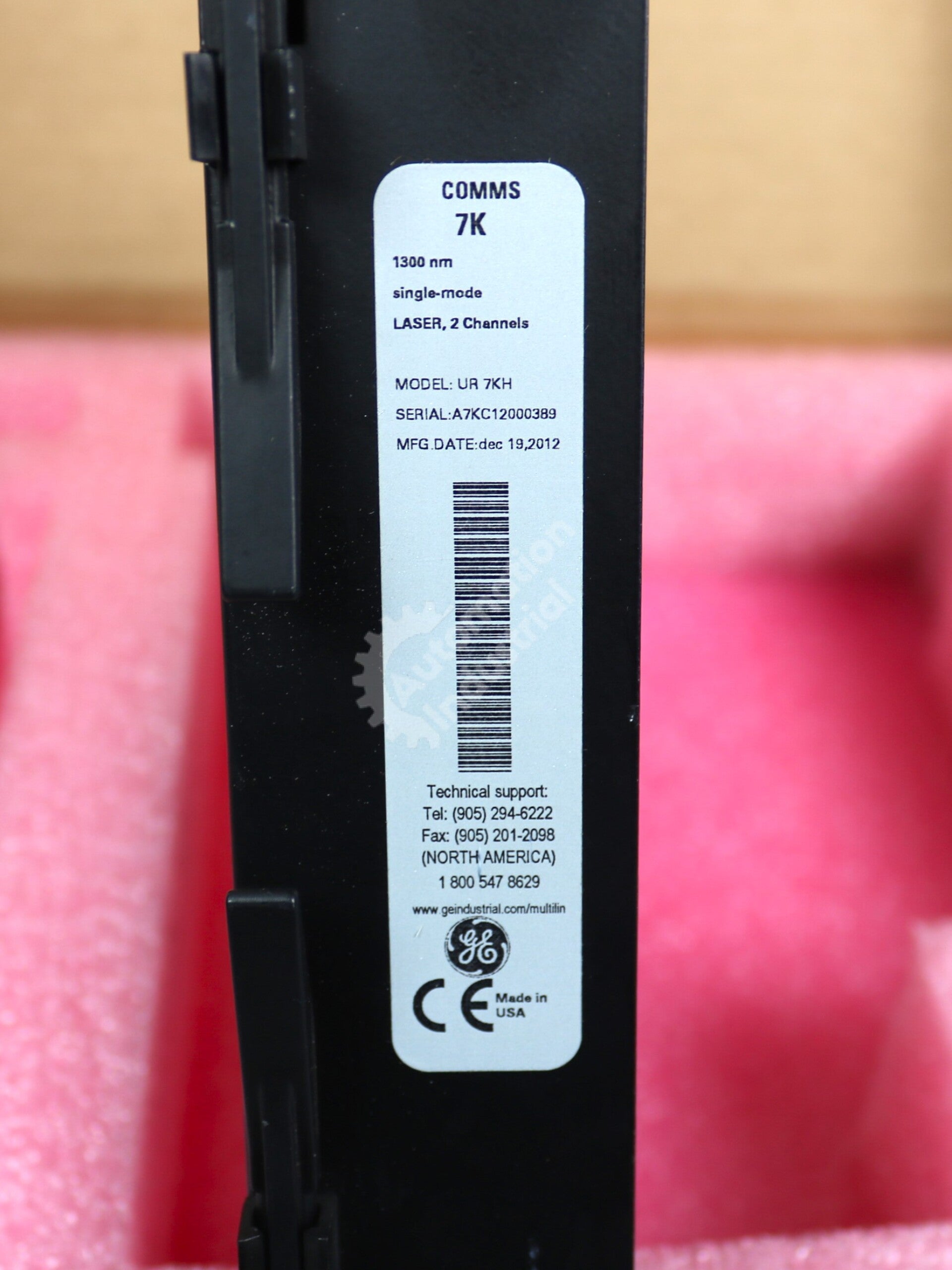 UR 7KH By GE Multilin 2-Channel 1300NM Laser COMMS Module