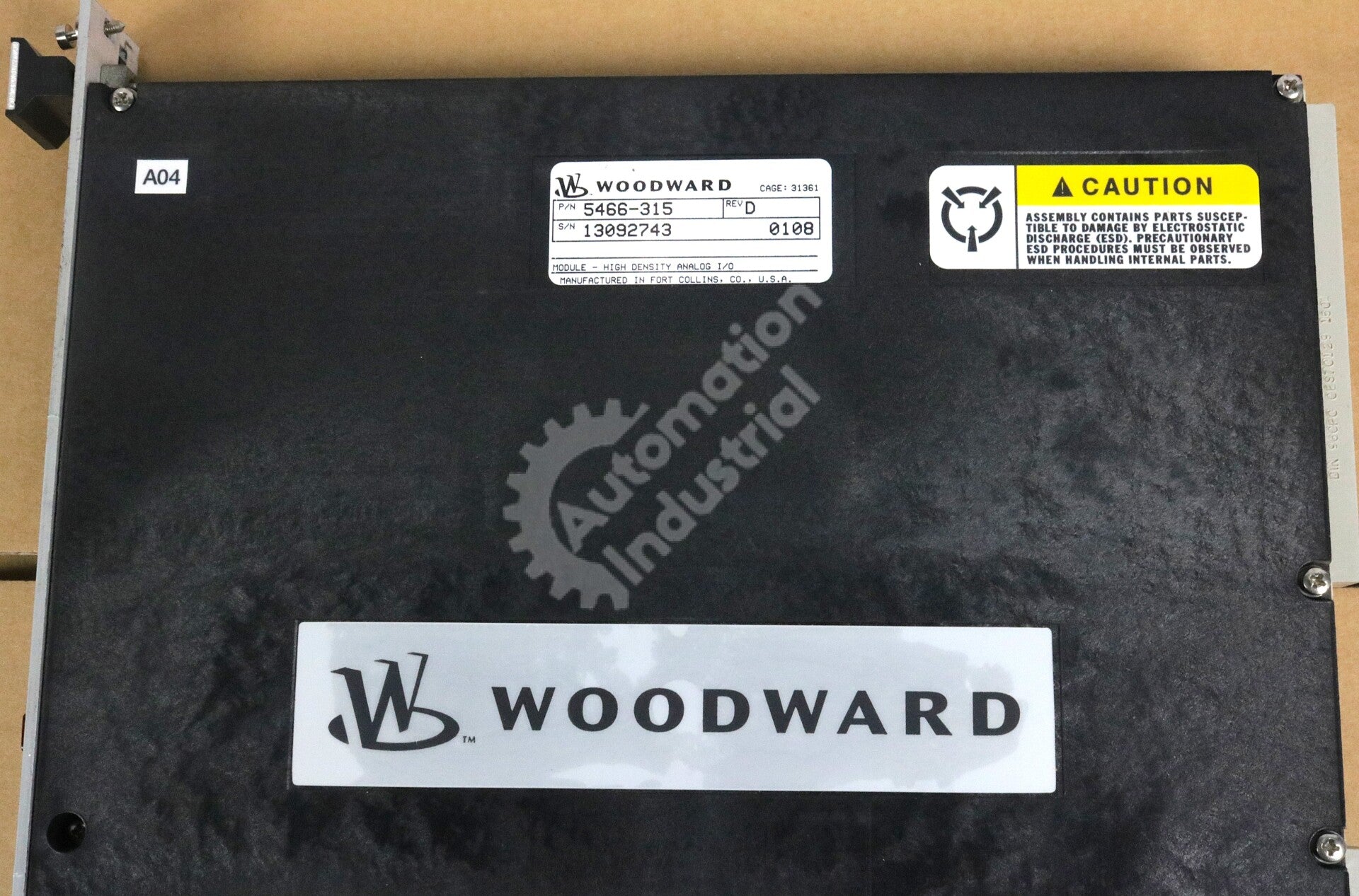 5466-315 By Wooward High Density Analog I/O Module New Factory Surplus Package