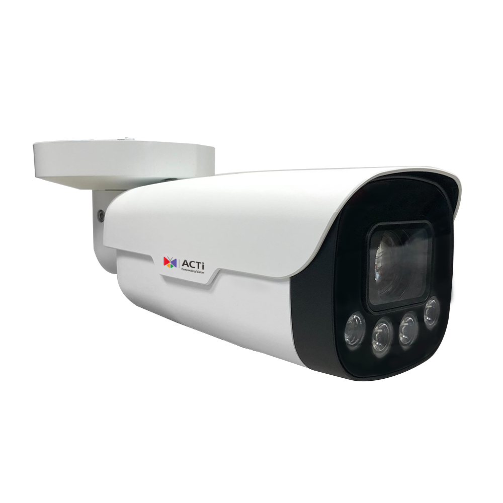 ACTi Z415 2MP Deep Learning AI LightGuard 10x Zoom Bullet with IR LED 100m