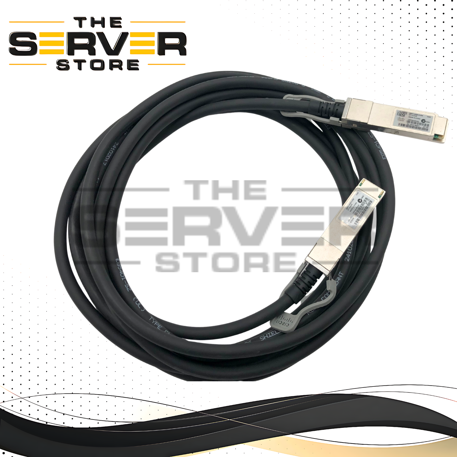 Cisco 40GbE QSFP+ to QSFP+ Passive DAC Twinax Cable 5M QSFP-H40G-CU5M