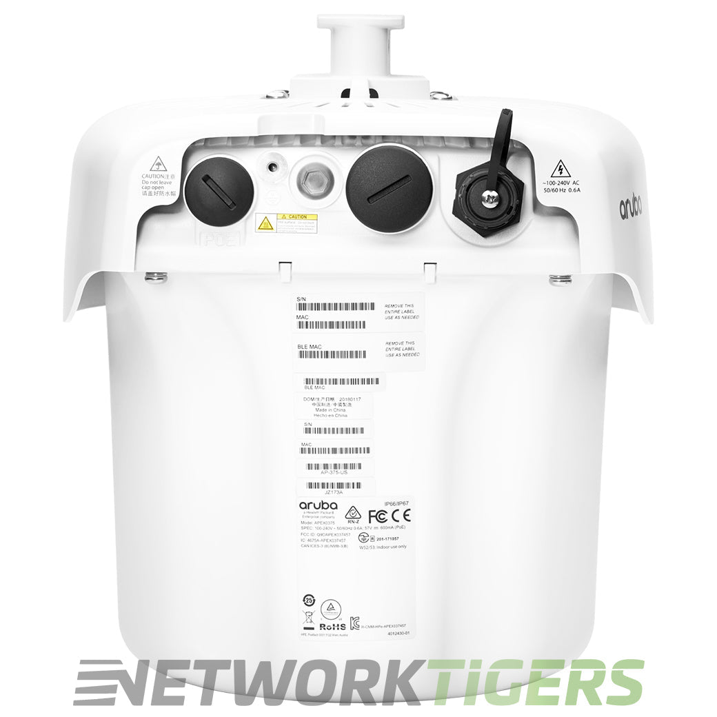 NEW HPE Aruba JZ173A AP-375 US DualRadio 802.11ac 2x2:2/4x4:4 MUMIMO Outdoor WAP