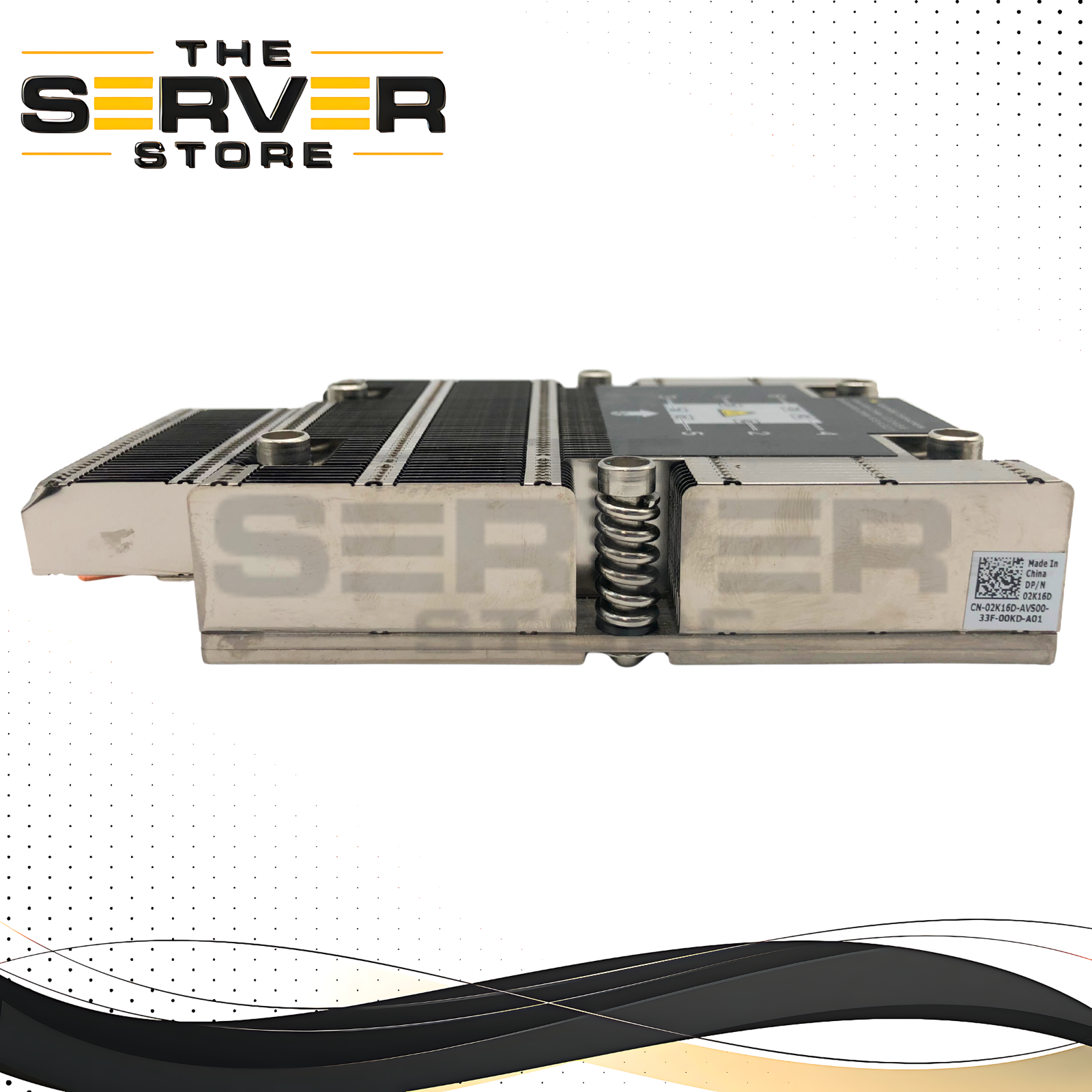 Dell PowerEdge R7625 1U High Performance CPU Heatsink Assembly 02K16D 2K16D