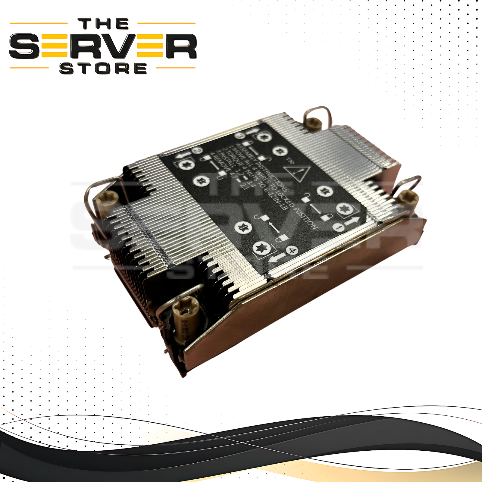 Supermicro 1U Passive Socket LGA4189 CPU Heat Sink SNK-P0077V