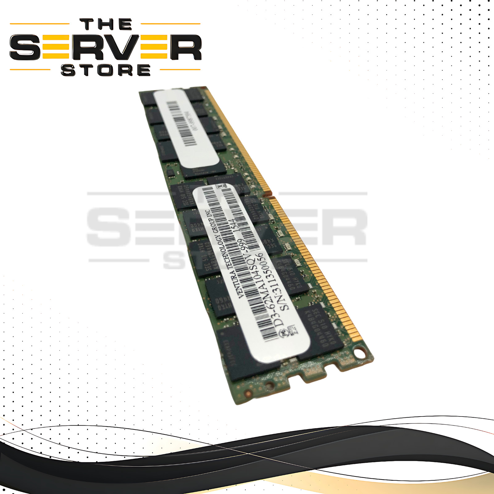 Ventura 16GB DDR3 1333MHz PC3-10600R ECC Reg Server RAM D3-62MA104SQV-999