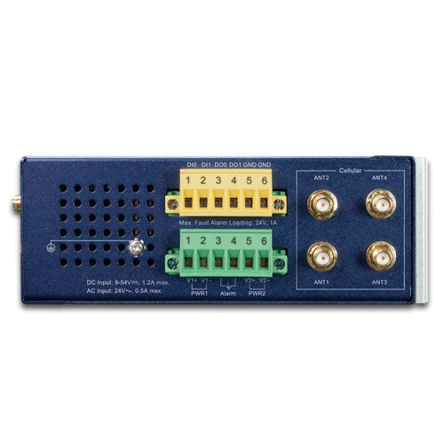 Planet LCG-300-NR-US IP30 Industrial IoT LoRaWAN + 5G NR Cellular Gateway with 5-