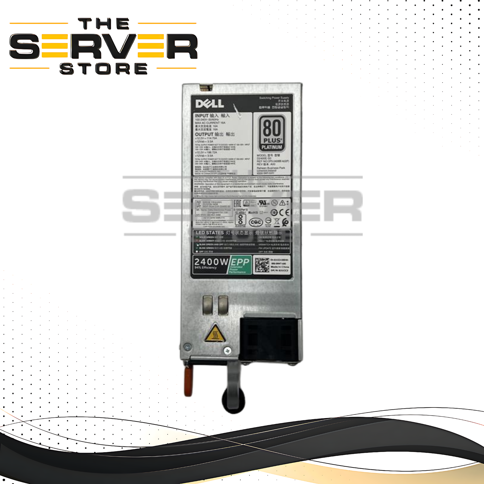 Dell PowerEdge FX2S R940 2400W EPP Watt Power Supply PSU 0J1CC3 J1CC3