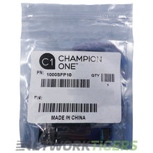Carregar imagem no visualizador da galeria, NEW Champion 1000SFP10 1.25GB 1310nm 10km SMF SFP Transceiver
