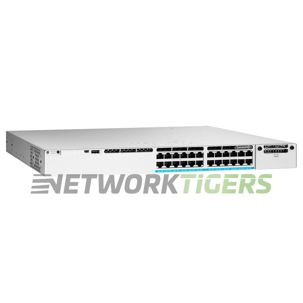 NEW Cisco C9300-24U-A Catalyst 9300 24x 1GB UPoE RJ45 1x Module Slot Switch