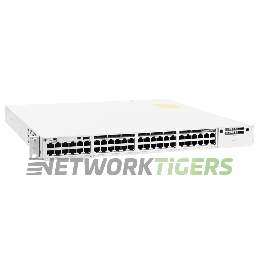 NEW Cisco C9300-48P-A Catalyst 9300 48x 1GB PoE+ RJ45 1x Module Slot Switch