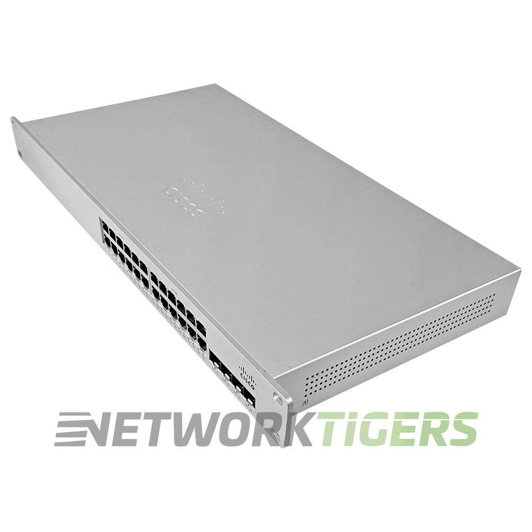 NEW Cisco Meraki MS225-24P-HW 24x 1GB PoE+ RJ-45 4x 10GB SFP+ Unclaimed Switch
