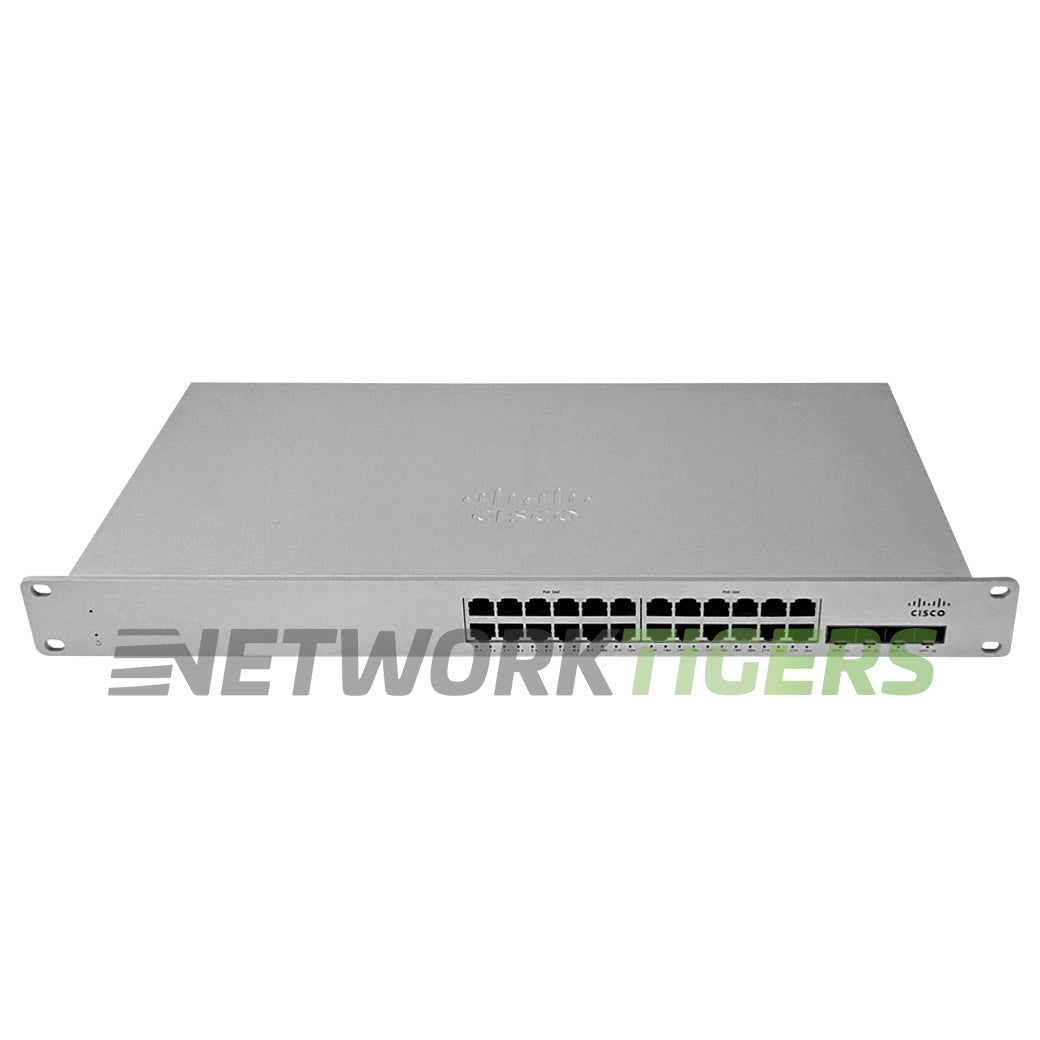 Cisco Meraki MS225-24P-HW 24x 1GB PoE+ RJ45 4x 10GB SFP+ Unclaimed Switch
