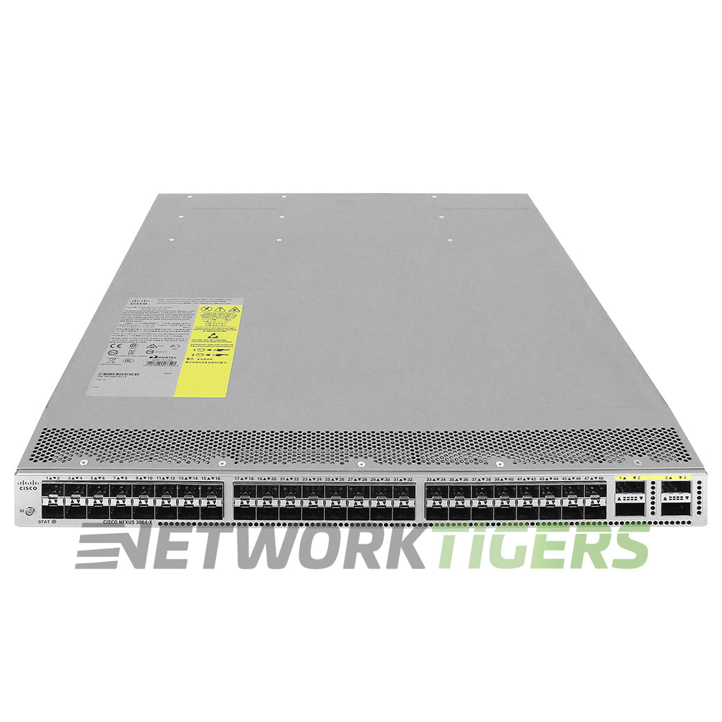 NEW Cisco N3K-C3064-X-FA-L3 48x 10GB SFP+ 4x 40GB QSFP+ Back-to-Front Air Switch