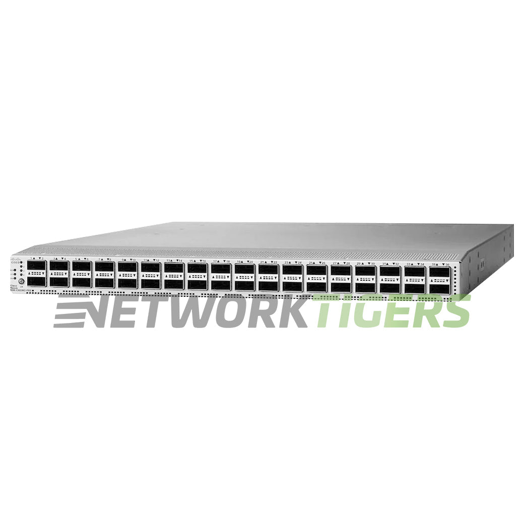 NEW Cisco N9K-C9336C-FX2 32x 100GB QSFP28 Back-to-Front Airflow Switch