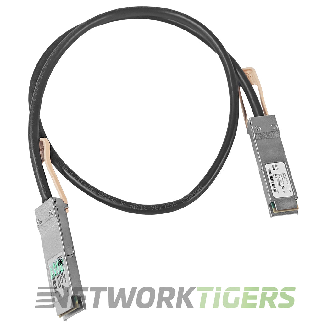 Cisco QSFP-100G-CU1M 1m 100GB QSFP28 Direct Attach Copper Twinax Cable