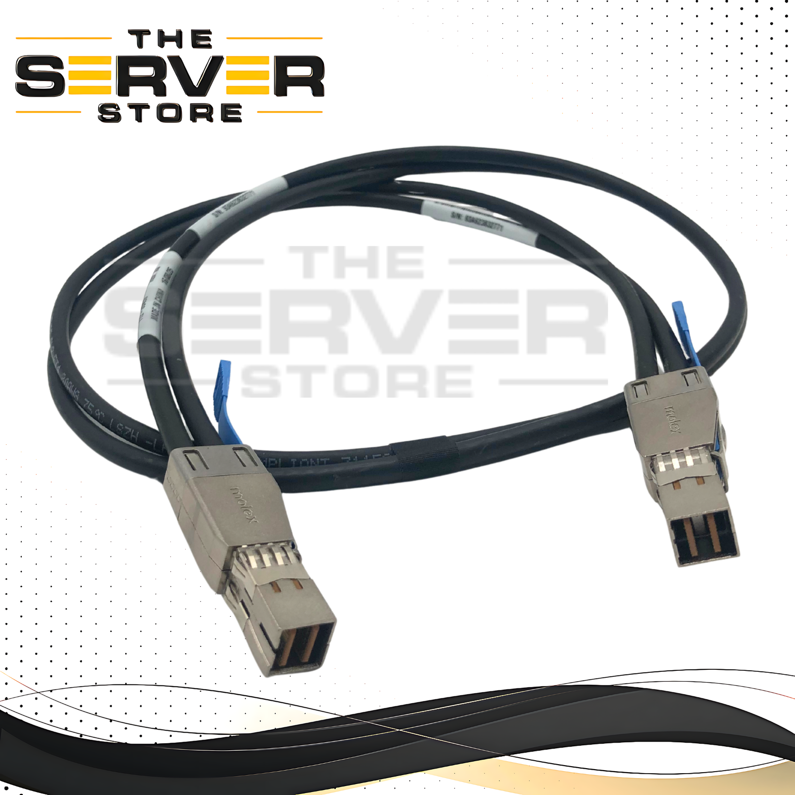 NetApp Molex 1M MiniSAS HD to MiniSAS HD SFF-8643 Cable 112-00436