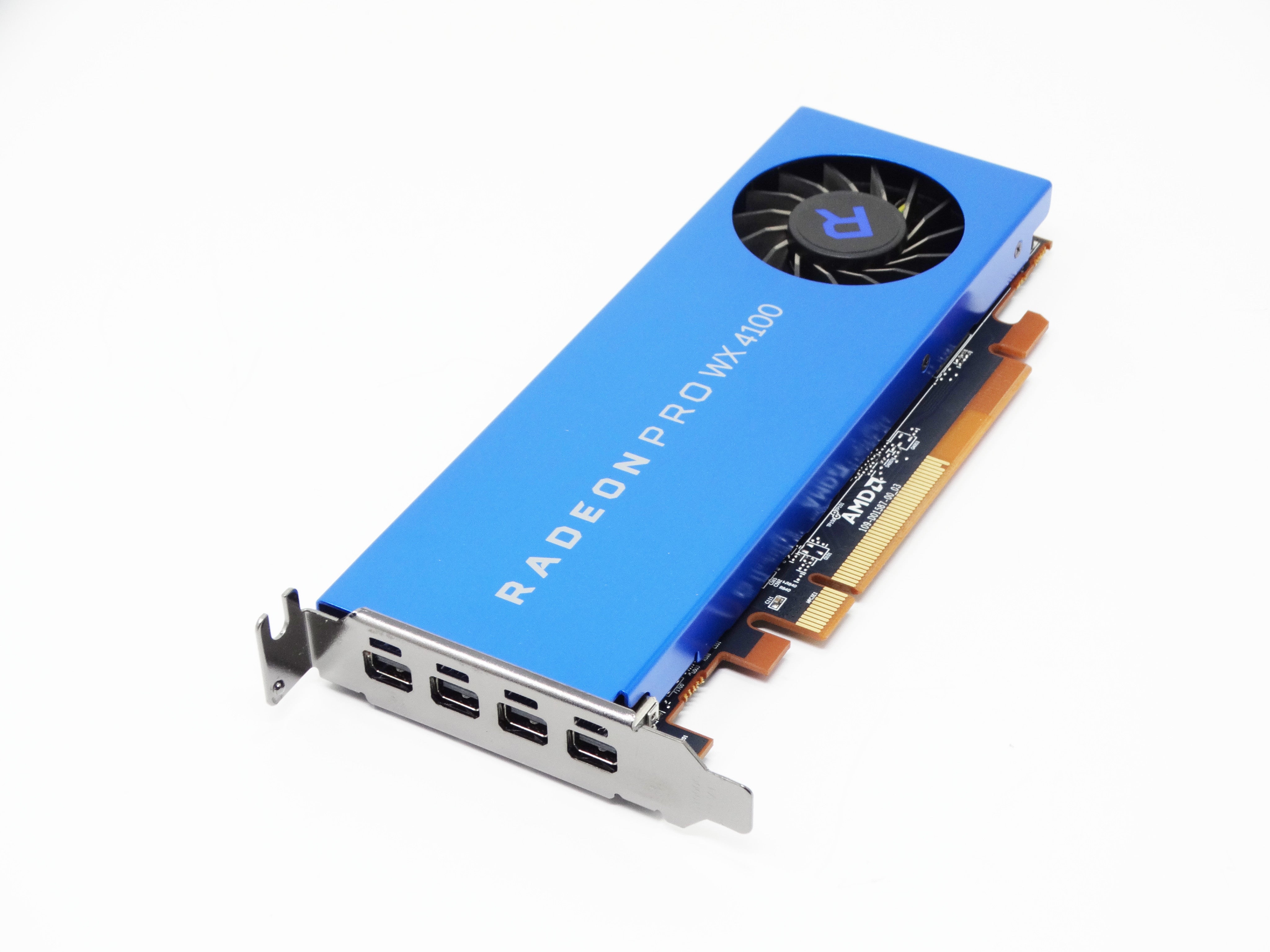 HFXTY Dell AMD Radeon Pro WX 4100 4GB GDDR5 Quad Mini Display port Graphics Card (HFXTY)