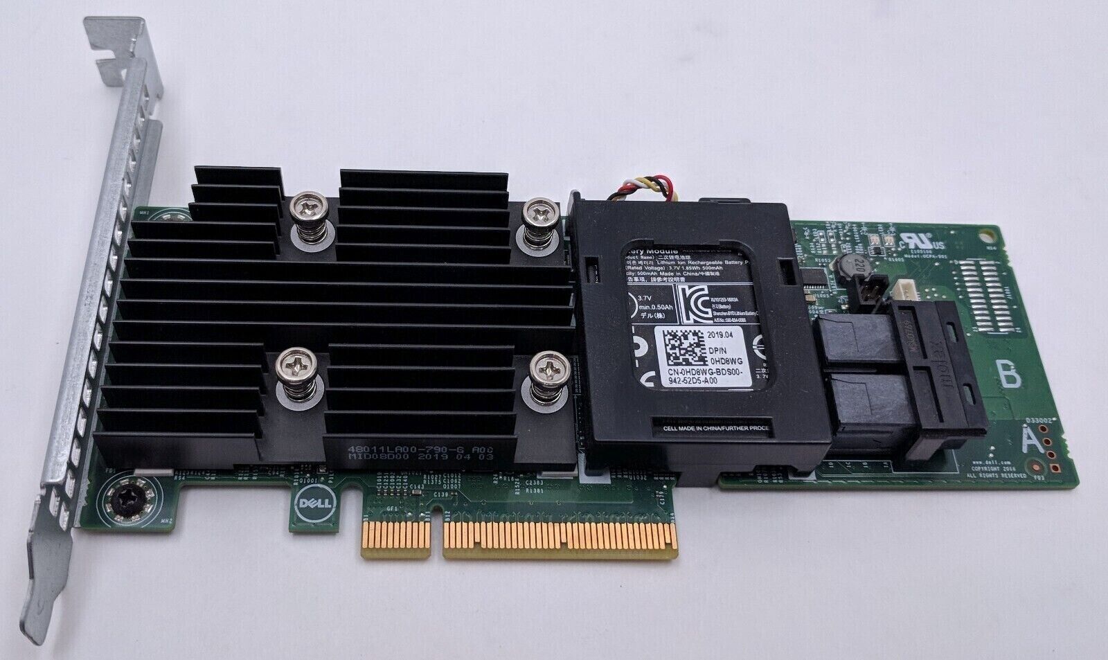 Dell 44GNF PowerEdge H730 1GB Cache 12Gbp/s PCI-E External RAID Card 044GNF