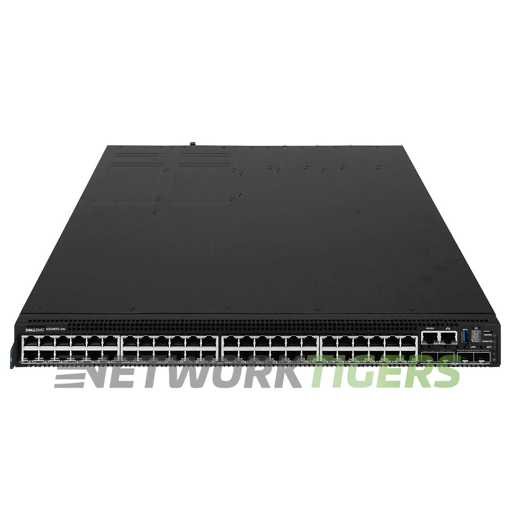 Dell N3248TE-ON-RA 48x 1GB RJ-45 4x 10GB SFP+ 2x QSFP28 B-F Air OS10 Switch