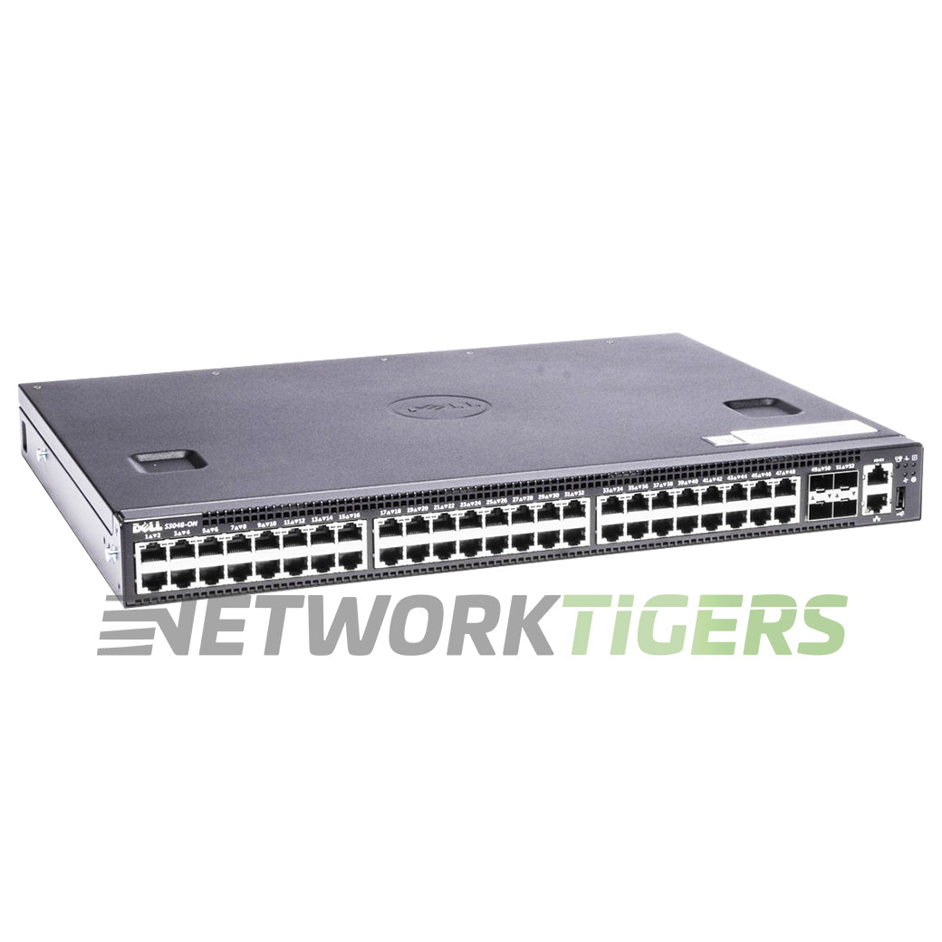 NEW Dell S3048-ON 48x 1GB RJ45 4x 10GB SFP+ Front-to-Back Air 210-AEDM Switch
