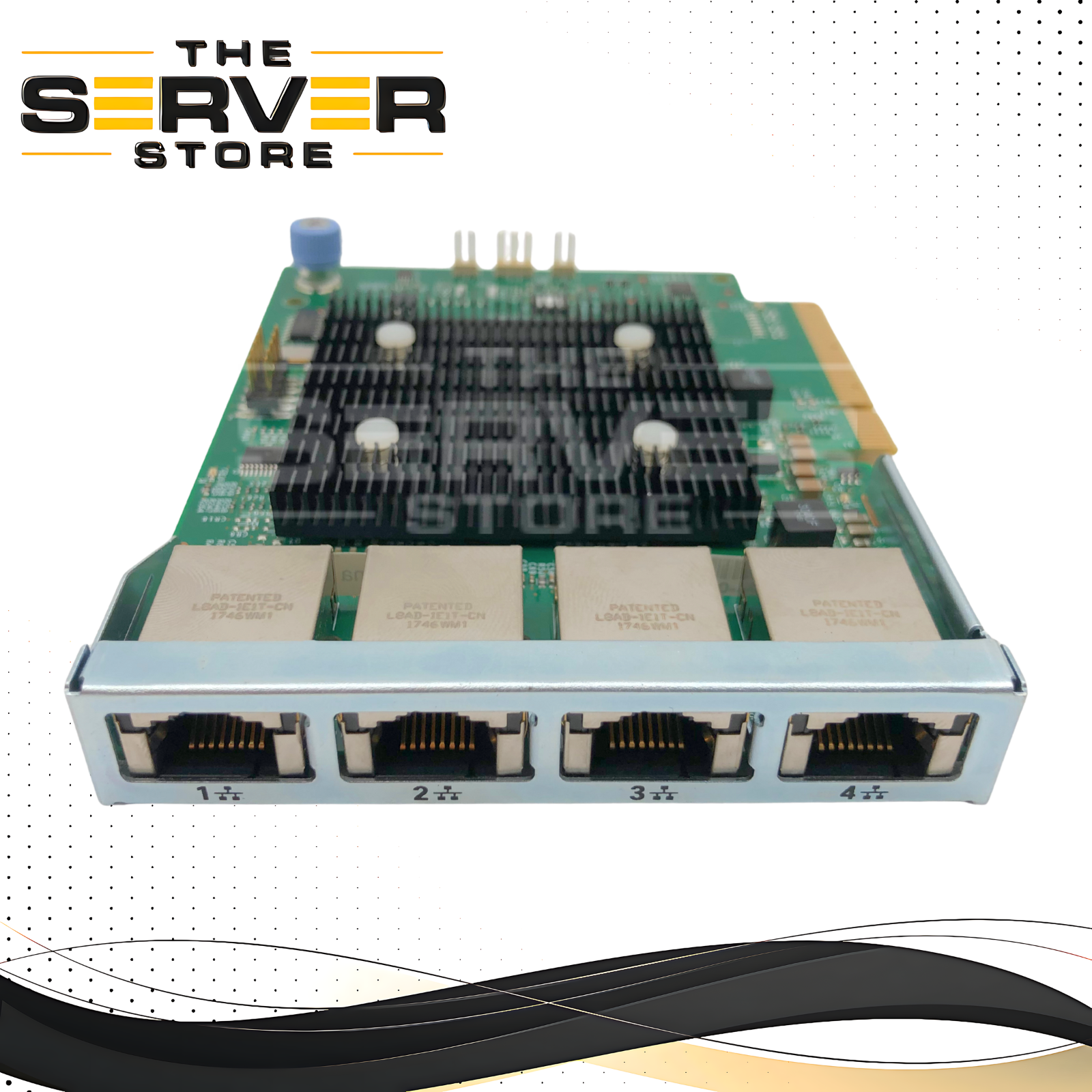 Cisco Intel I350 Quad-Port 1GbE RJ-45 MLOM (Modular LAN on Motherboard) Network Adapter. P/N: UCSC-MLOM-IRJ45.