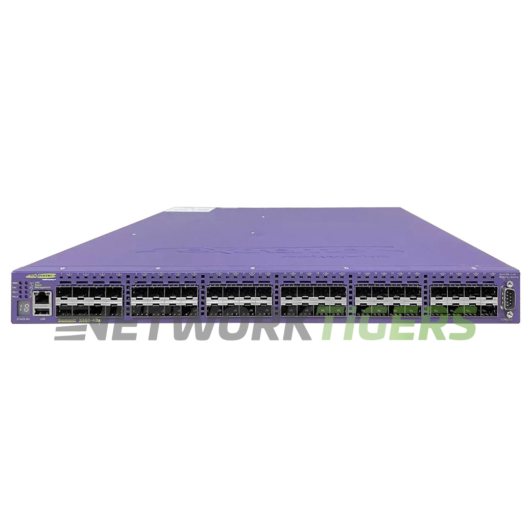 Extreme 16410 X460-48xDC X460 Series 48x 1GB SFP 2x Module Slot (DC) Switch