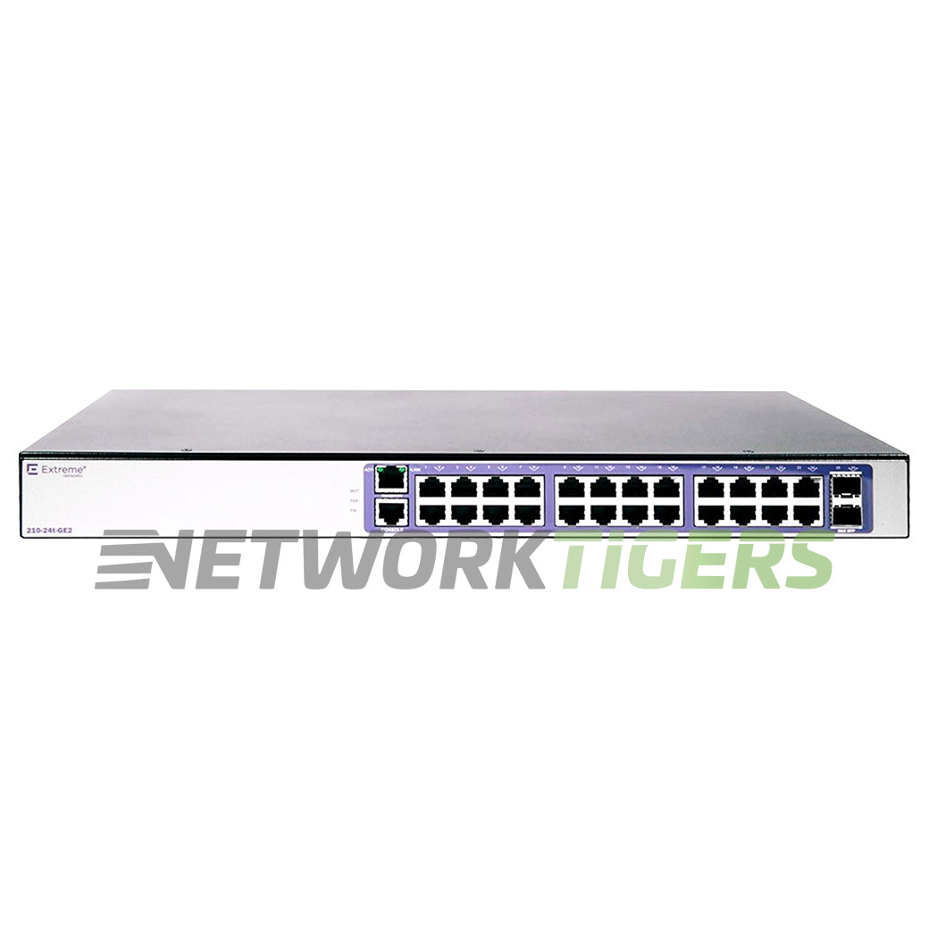 NEW Extreme 16568 210-24t-GE2 24x 1GB RJ45 2x 1GB SFP Switch