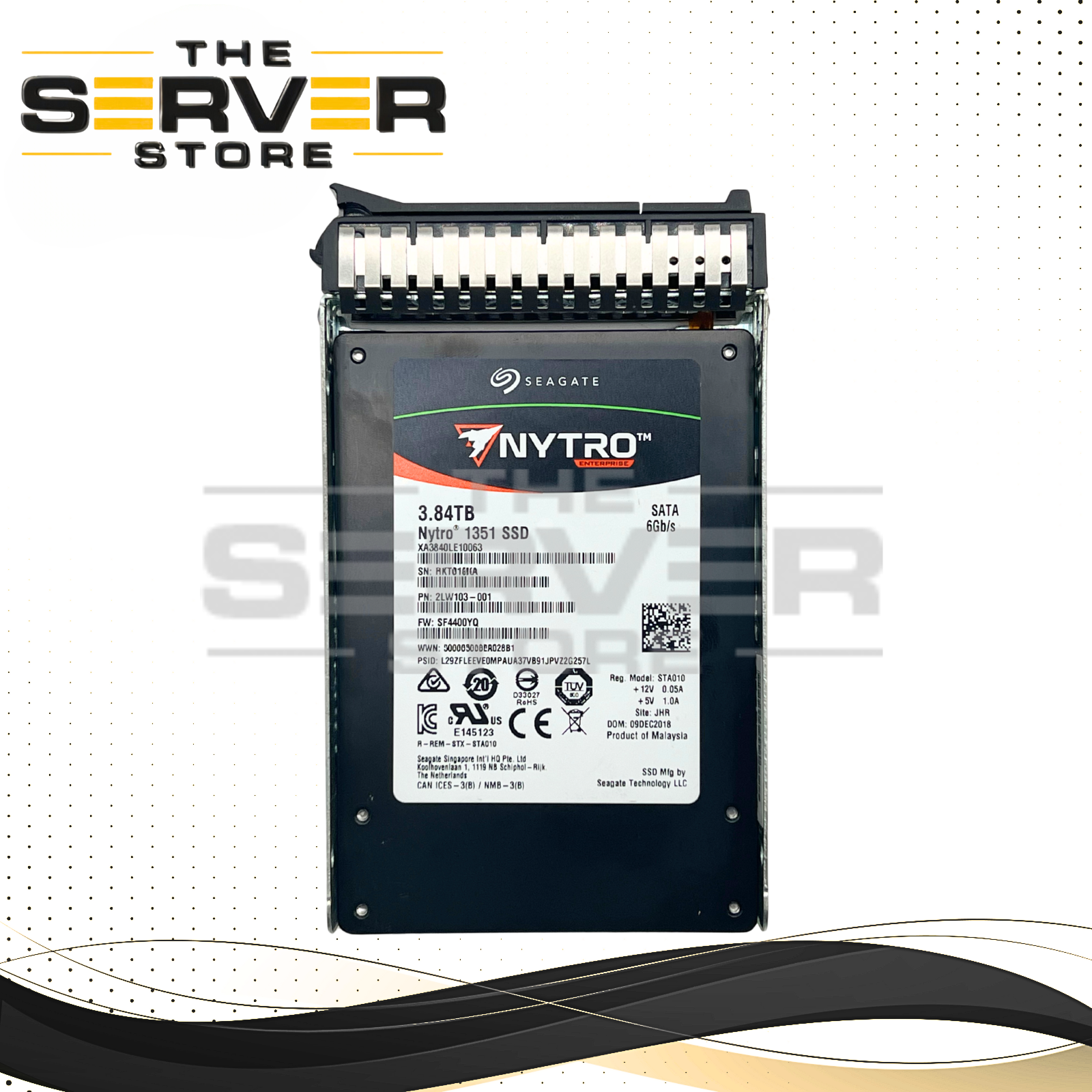 Seagate 3.84TB SATA 6G RI SFF 2.5" SED SSD Nytro 1351 Series XA3840LE10063 Lenovo ThinkSystem Server