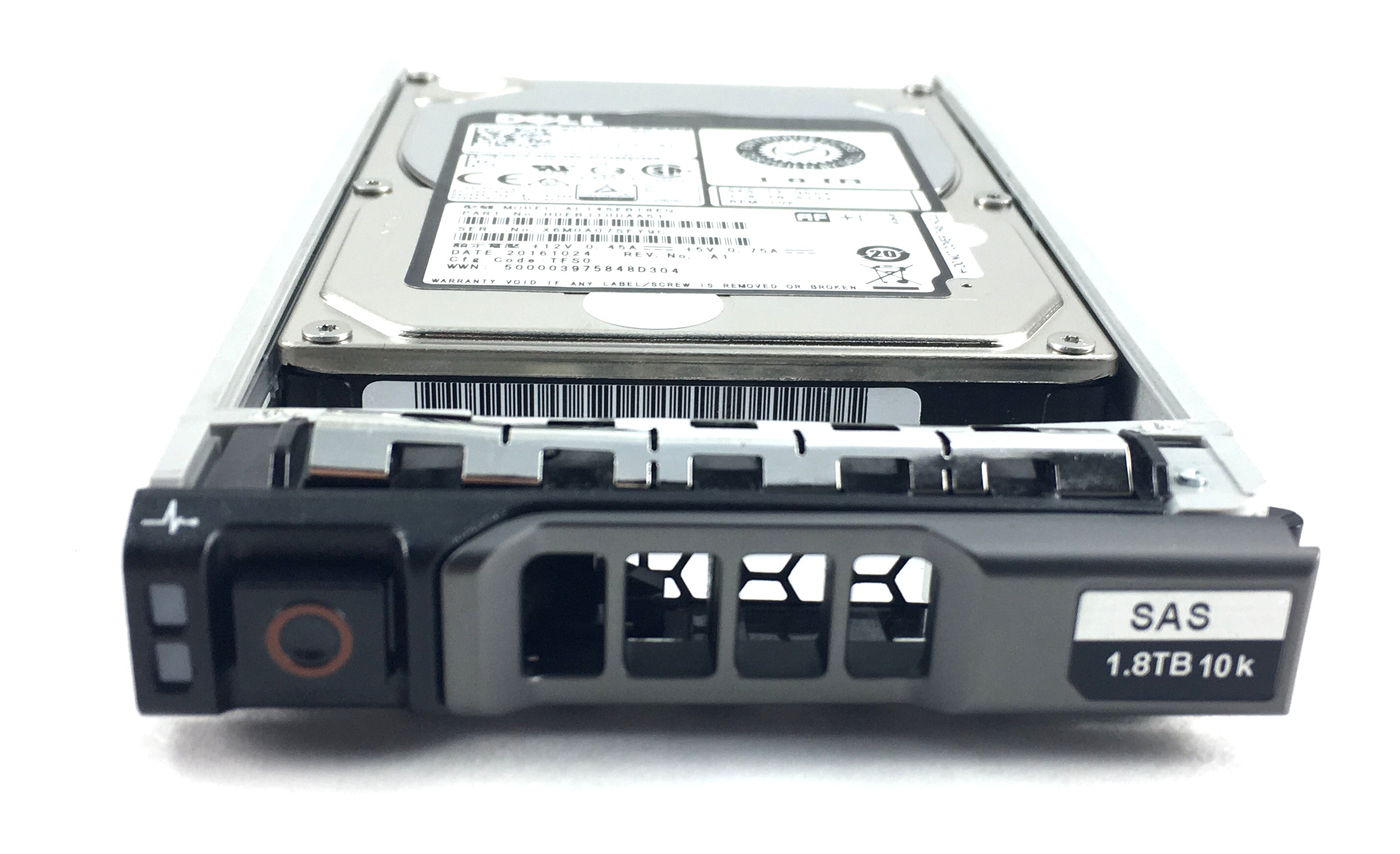 Dell Enterprise 1.8TB 10K 12Gbps SAS 2.5'' HDD Hard Drive (HDEBJ10DAA51)