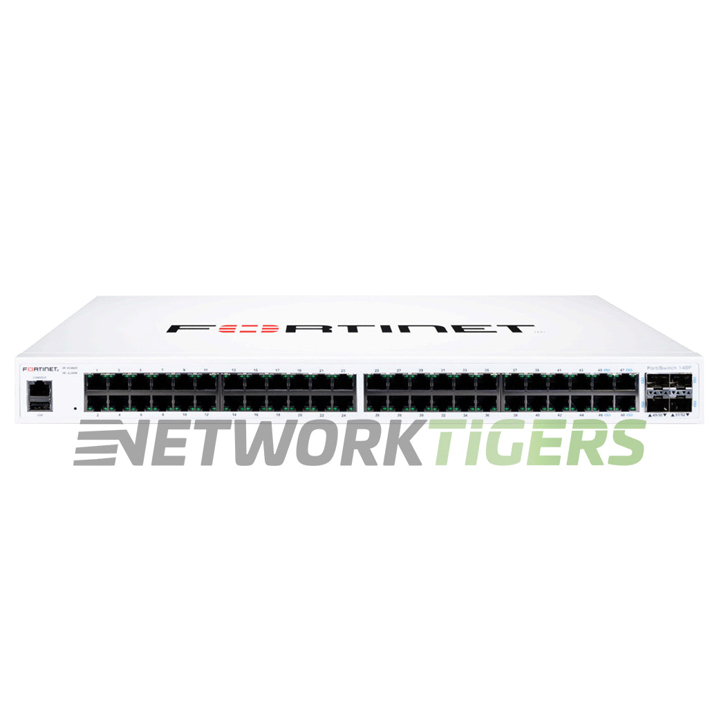 NEW Fortinet FS-148F 48x 1GB RJ45 4x SFP+ Registrable / Unclaimed Switch