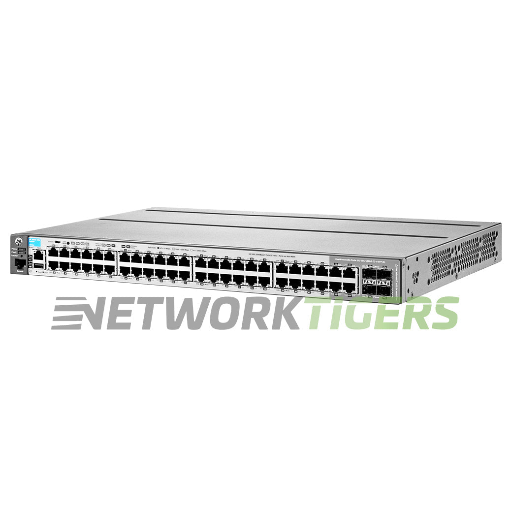 HPE Aruba J9728A 2920-48G 44x 1GB RJ45 4x 1GB Combo 2x Exp Mod Slot Switch