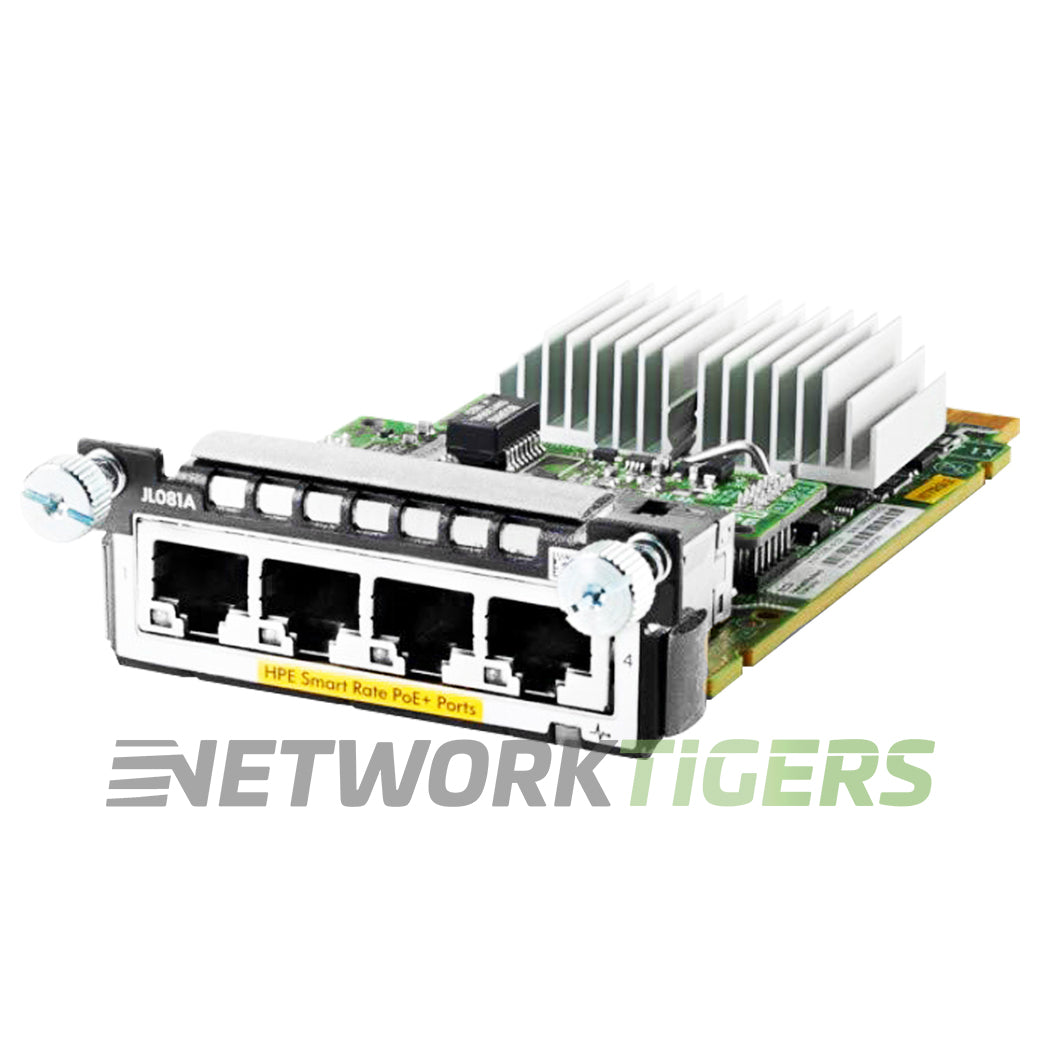 NEW HPE JL081A Aruba 2930M Series 4x 1/2.5/5/10 GbE Smart Rate Switch Module