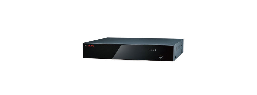 Lilin NVR6216E-2X16TB 32TB 16CH, 4K PoE NVR 1U 19" RM with 12.5 Watt per port