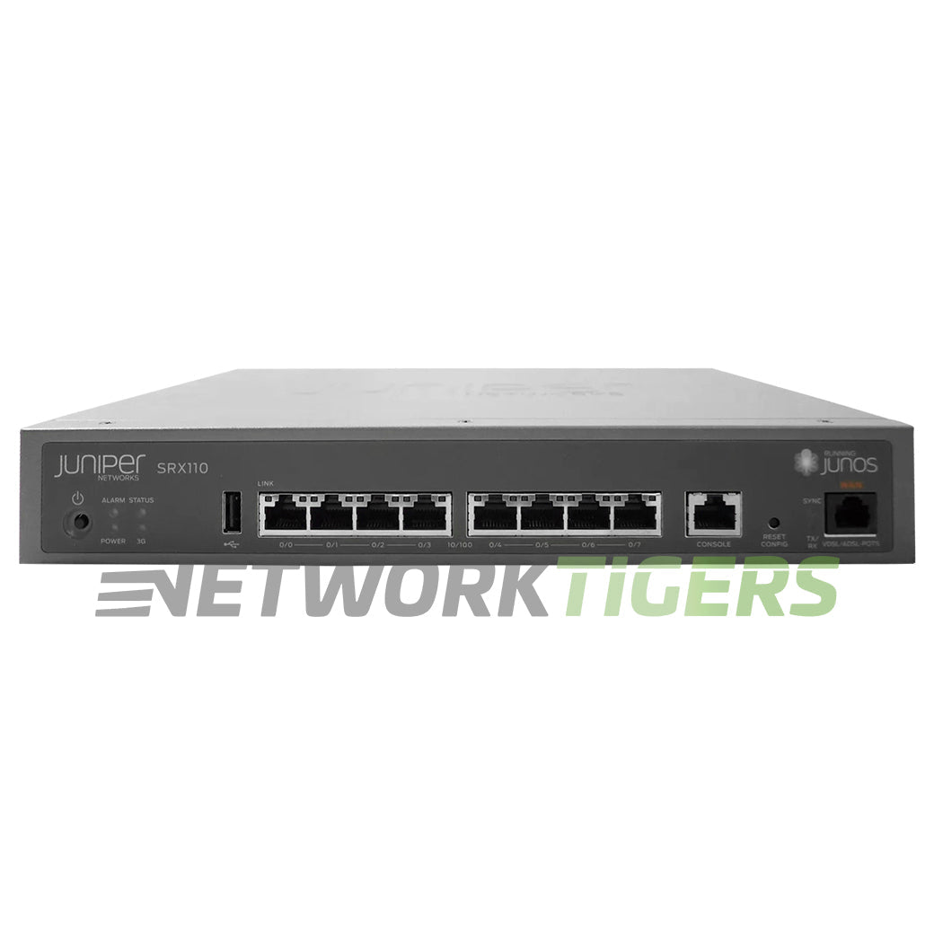 NEW Juniper SRX110H2-VB SRX110 8x FE RJ45 1x VDSL2/ADSL2 2GB Services Gateway