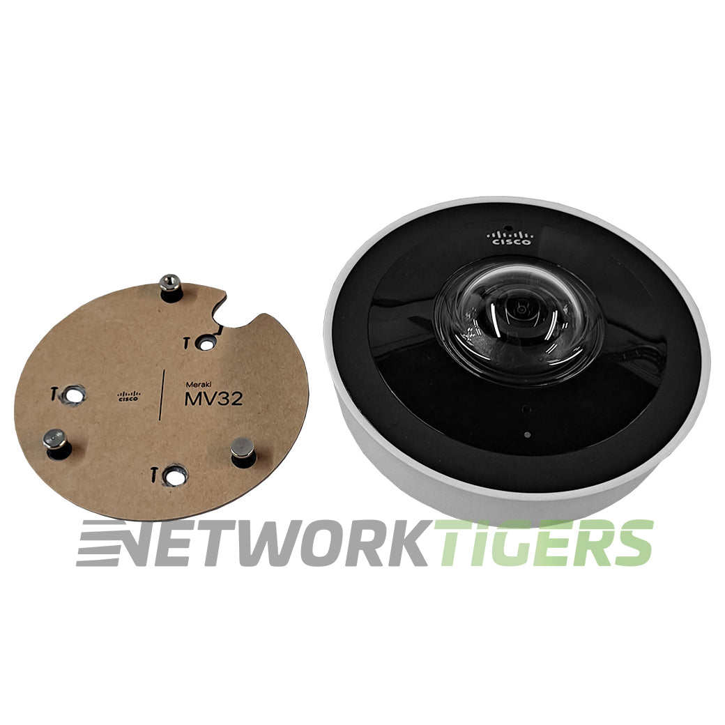 Cisco Meraki MV32-HW MV32 Series Unclaimed 256GB Indoor Fisheye Camera