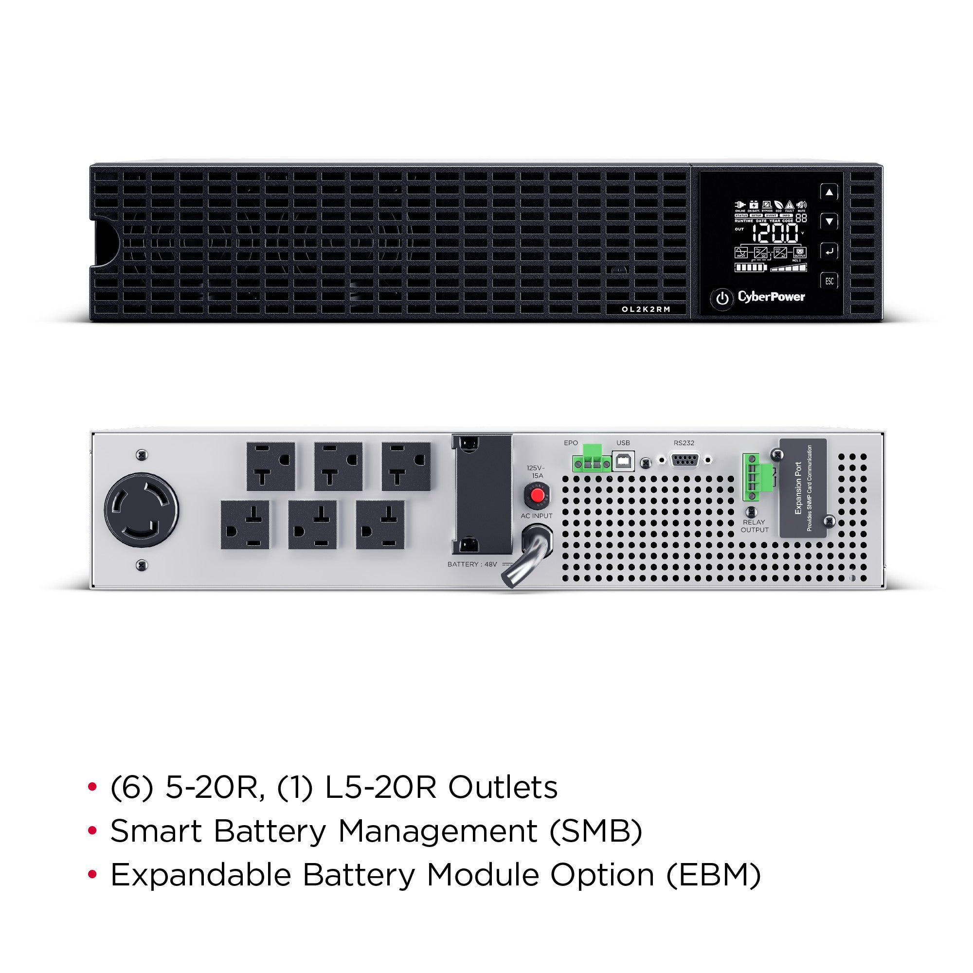 CyberPower OL2K2RM Essential Online
