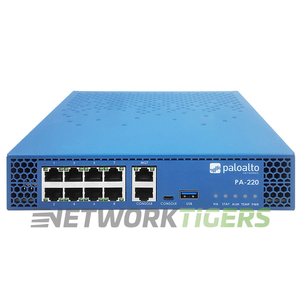 NEW Palo Alto PA-220 Next Generation 500 Mbps 8x 1GB RJ45 Firewall