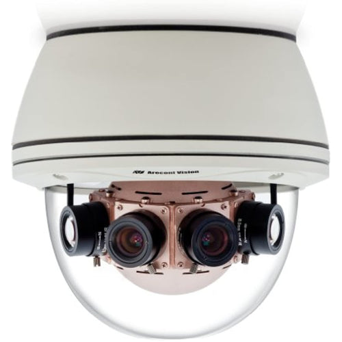 Arecont Vision AV20185DN | 20 Megapixel 180? Panoramic IP Camera, 3.5 fps, Day/Night, 6.2mm f/1.8 IR Lens, IP66, IK-10 Vandal Resistant Dome - MFerraz Tecnologia