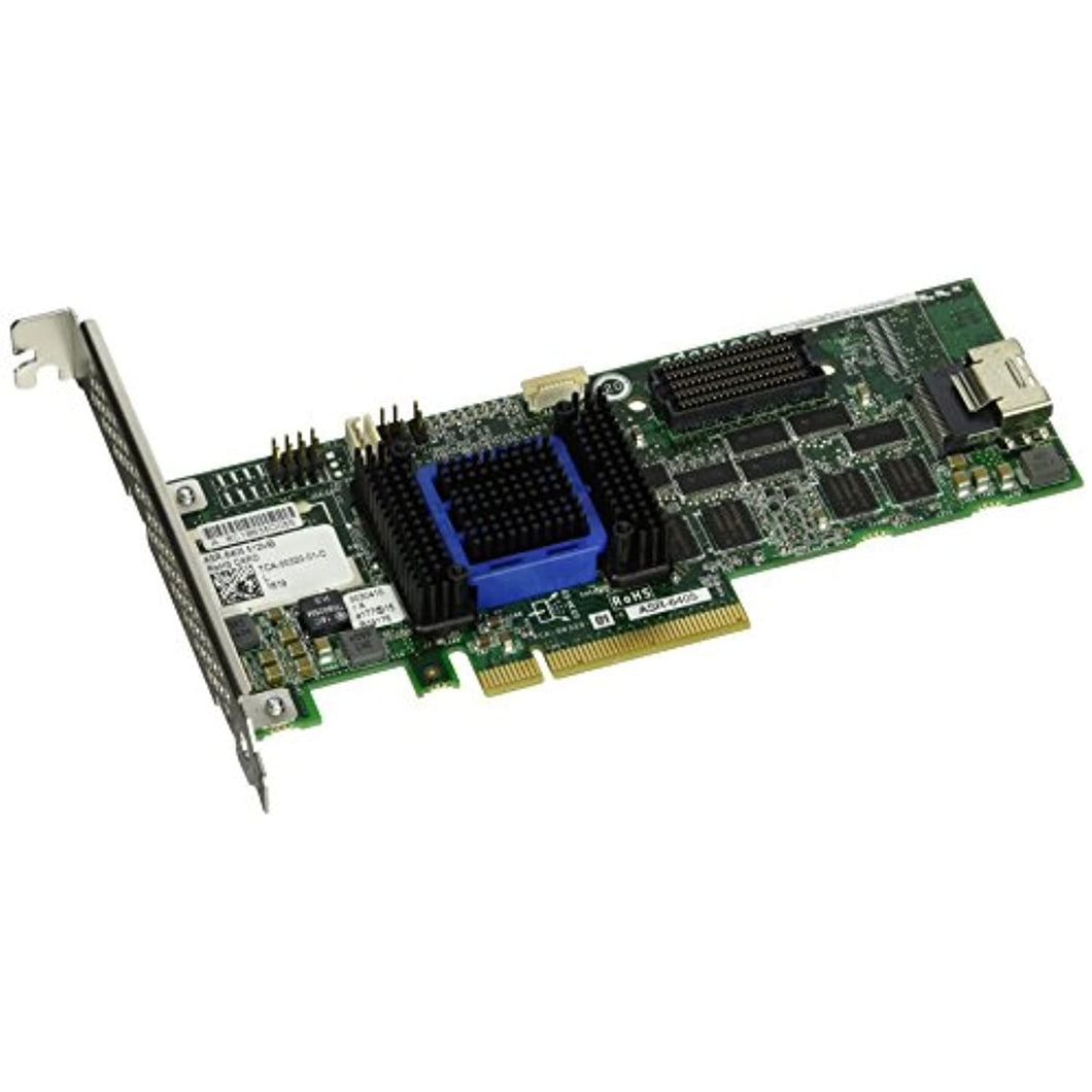 Adaptec 6405 Single Raid 0/1/10 Sata 512MB Pcie 3.3/12V MD2/LP No Cable - MFerraz Tecnologia