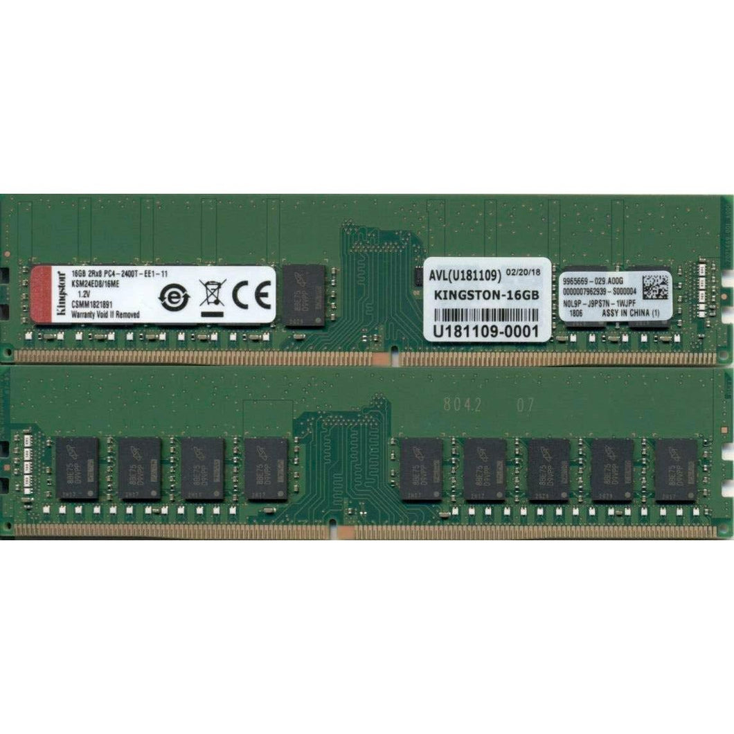 Kingston KSM24ED8/16ME Server Premier - DDR4-16 GB - DIMM 288-pin - 2400 MHz / PC4-19200 - CL17-1.2 V - unbuffered - ECC - MFerraz Tecnologia