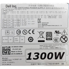 Carregar imagem no visualizador da galeria, 6MKJ9 Genuine Dell Precision Tower Fixed Workstation T7600 1300W Switching Power Supply EPA CDG 80 Plus Gold PSU OEM D1300EF-00 H1300EF-00 D1K3E001L Dual Fan Module Delta HiPro Power Source P/S H3HY3-FoxTI
