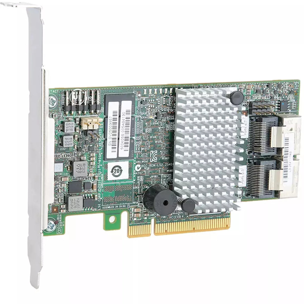 Controller LSI00202 Megaraid SAS 9260-8i RAID controller+SFF-8087 to (4) 7-Pin SATA cables