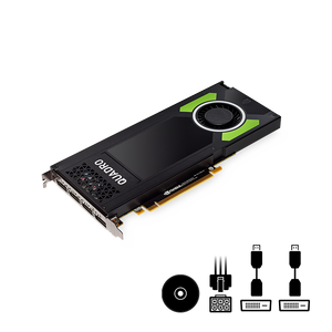 PNY Technologies Nvidia Quadro P4000: la tarjeta gráfica profesional de ranura única más potente del mundo (VCQP4000-BLK)