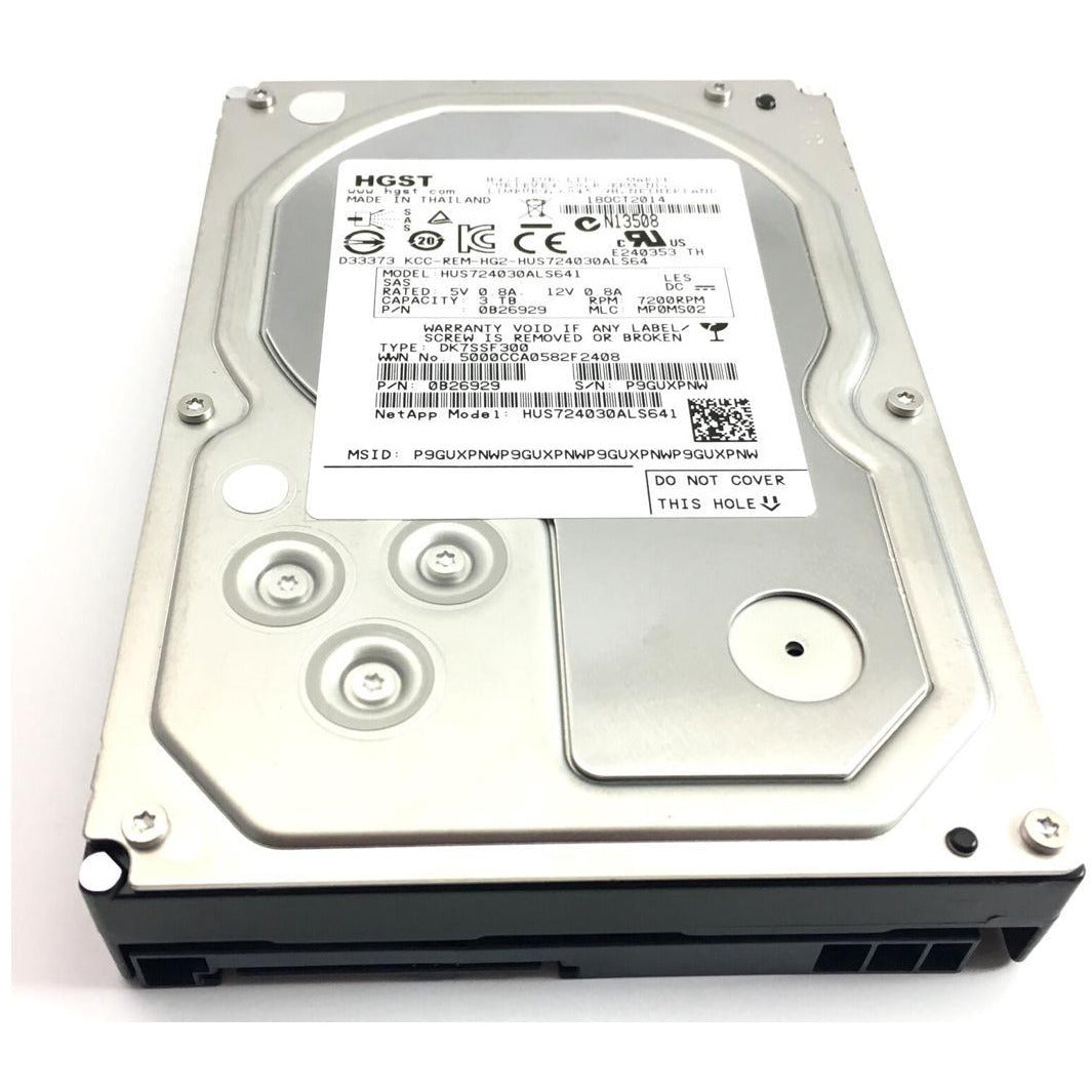 3TB 7.2K NL SAS 3.5" Hard Drive ( HUS723030ALS640 ) 0B26311