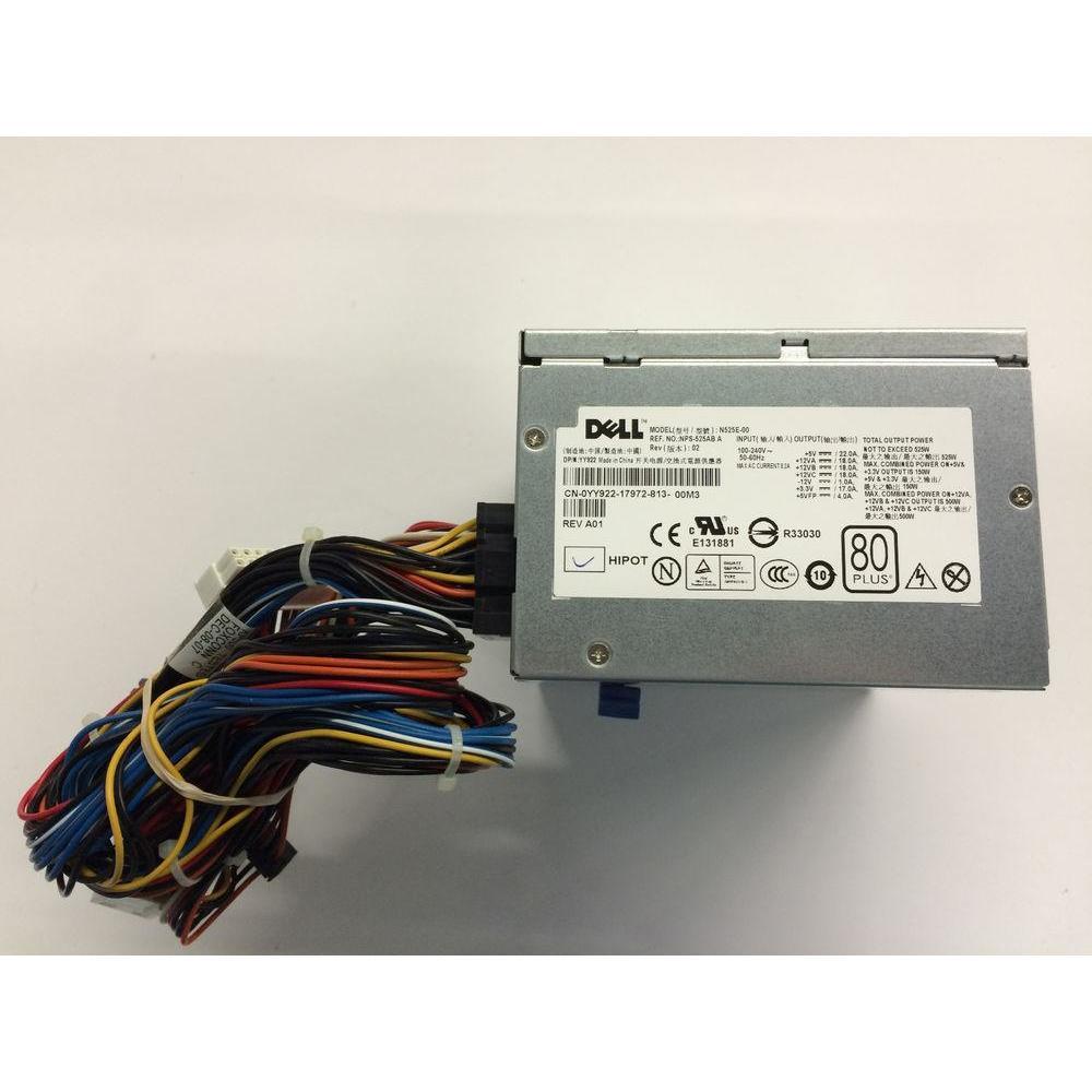 Dell Precision T3400 525Watt Switching Power Supply N525E-00 0YY922 Fonte-FoxTI