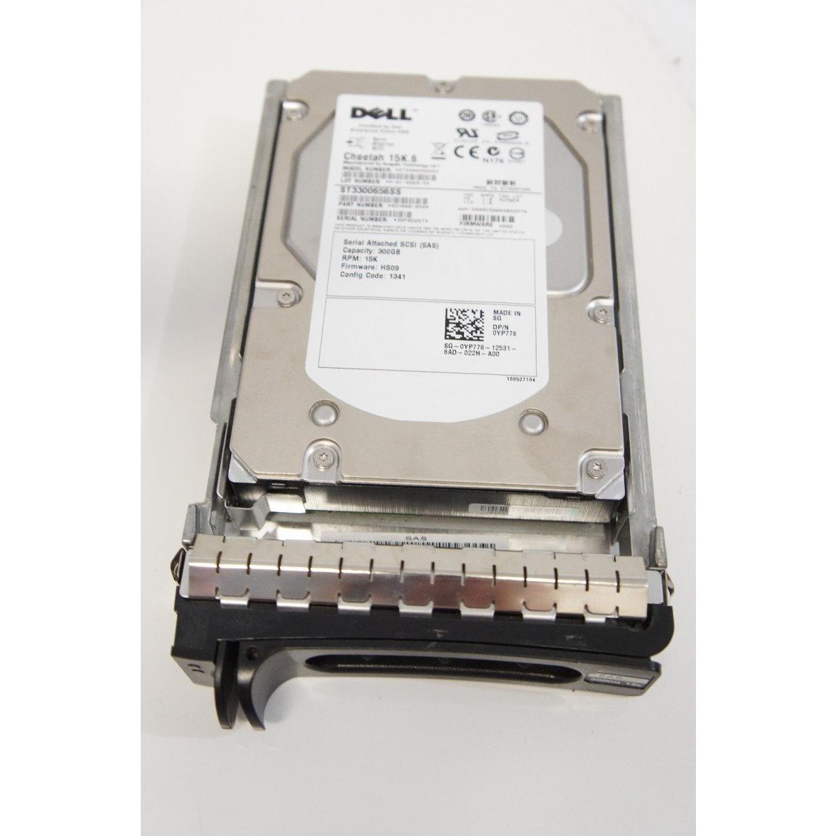 Dell ST3300656SS 300GB 15K SAS 3.5" hard drive with tray 9CH066-050 YP778