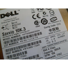 Carregar imagem no visualizador da galeria, DELL/SEAGATE ST9300603SS 300GB SAS HARD DRIVE P/N:9FK066-150 F/W:FS62 3700556007801-FoxTI
