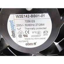 Carregar imagem no visualizador da galeria, ebm-papst W2E142-BB01-01 230V 60Hz 28W Thermally Protected Fan 6 Inch Diameter Cooler-FoxTI
