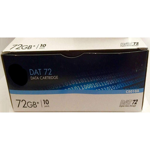 HP C8010A Data Tape DAT 72 Digital Data Storage 72 GB 10-Pack-FoxTI