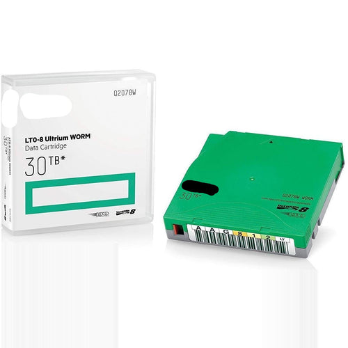 HPE Standard Storage Media - LTO Ultrium Green (Q2078A) LTO8 LTO-8 Fita Cartucho-FoxTI