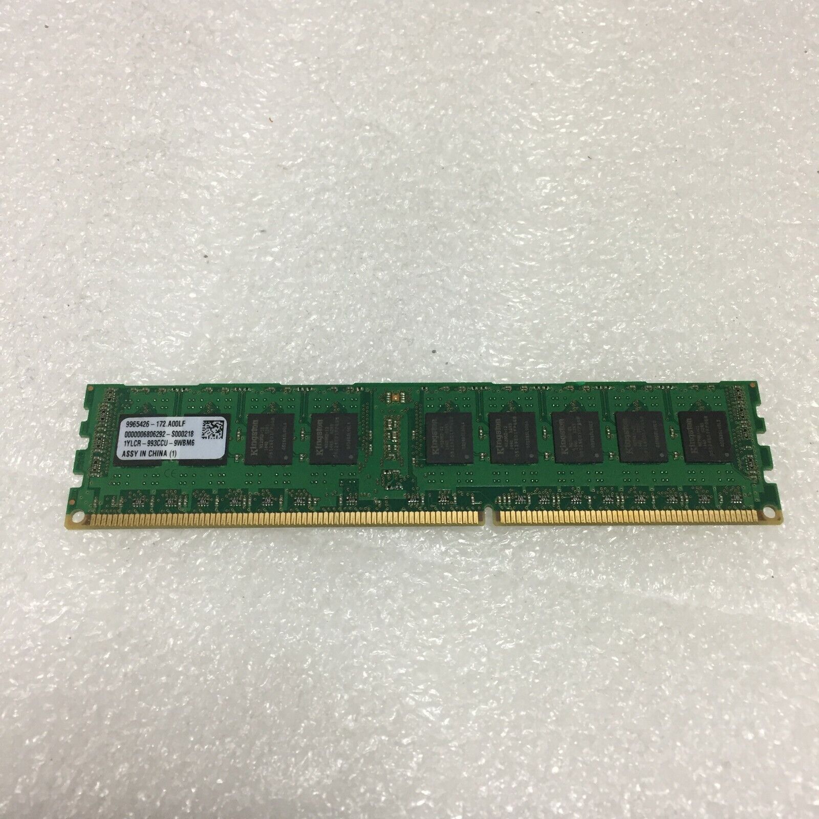 Tecnología Value RAM 8GB 1333MHz DDR3 PC3 10666 ECC CL9 DIMM DR x 8 con TS Memoria de Escritorio KVR13R9D8/8